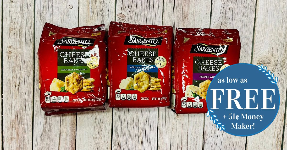 Sargento Cheese Bakes as low as FREE + 51¢ Money Maker!