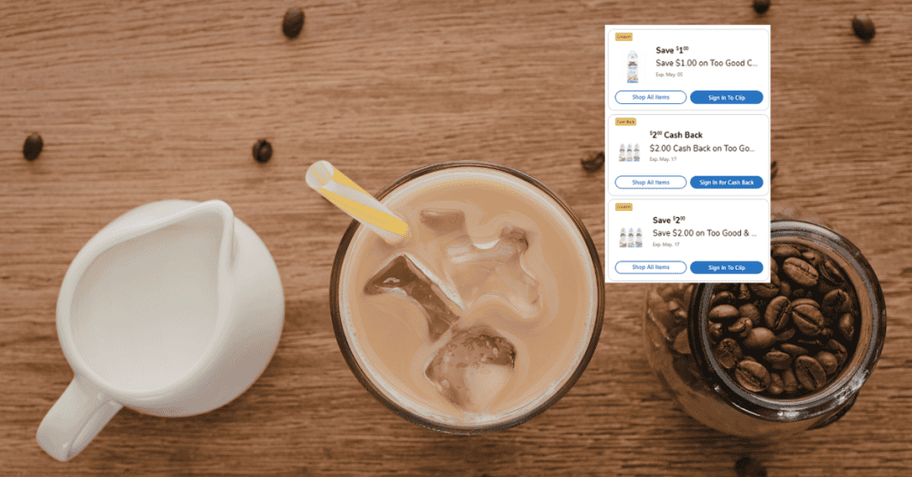 Too good coffee creamer kroger digital coupon