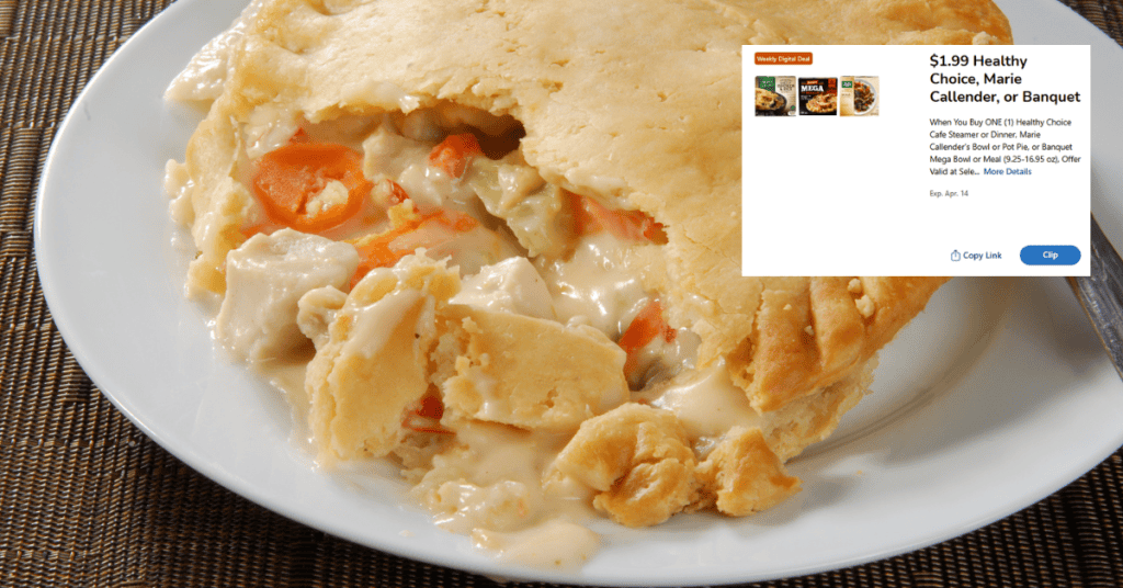 healthy choice, marie callender and banquet