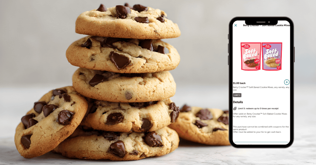 bc soft baked cookie mix