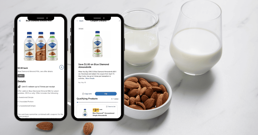 blue diamond almond milk