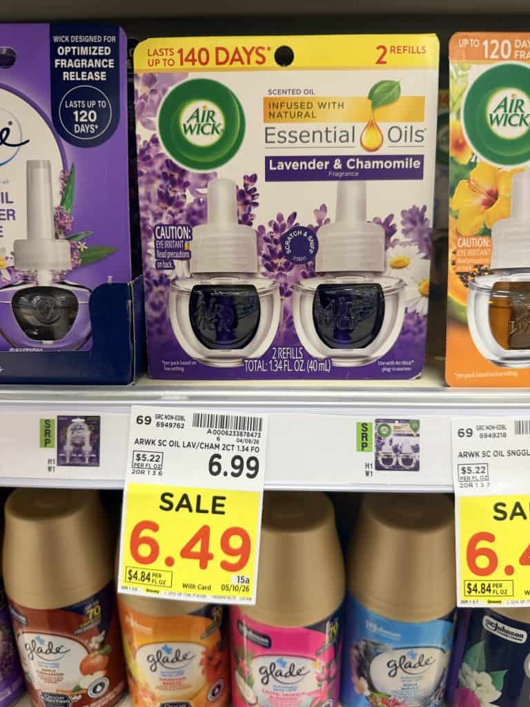 air wick refills kroger shelf image (2)