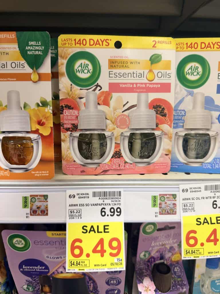 air wick refills kroger shelf image (2)
