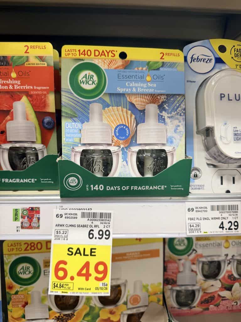 air wick refills kroger shelf image (2)