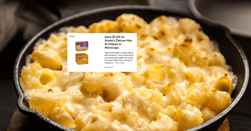 annie's mac and cheese kroger digital coupon