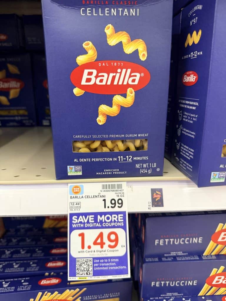 barilla pasta kroger shelf image (1)