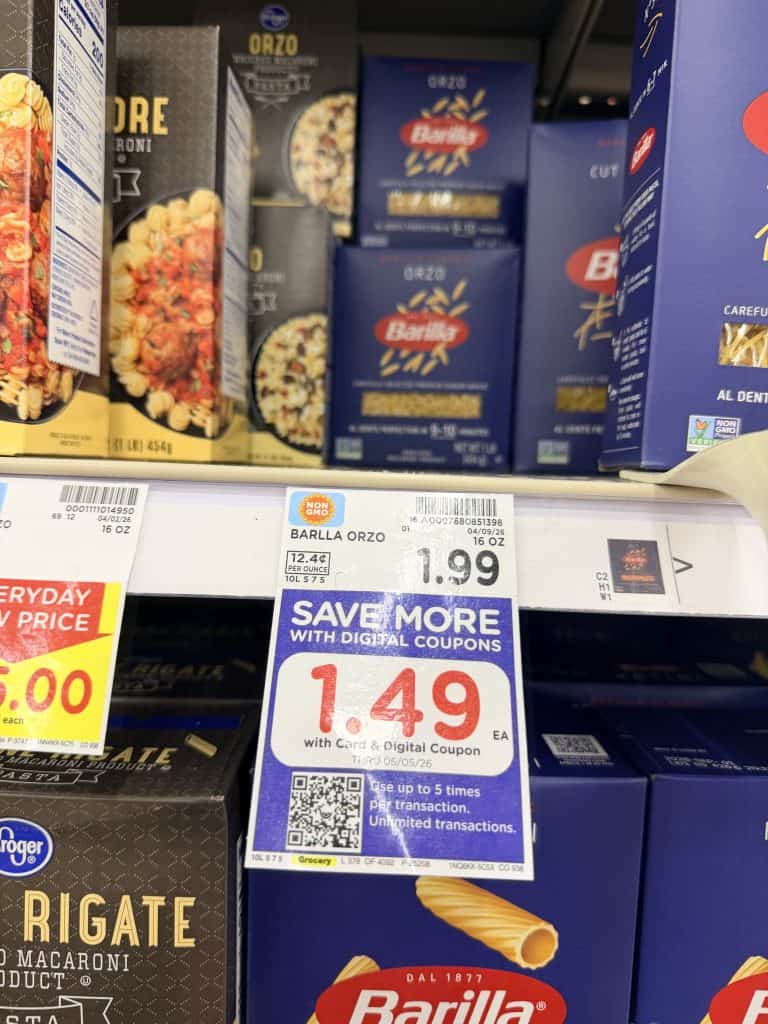 barilla pasta kroger shelf image (1)