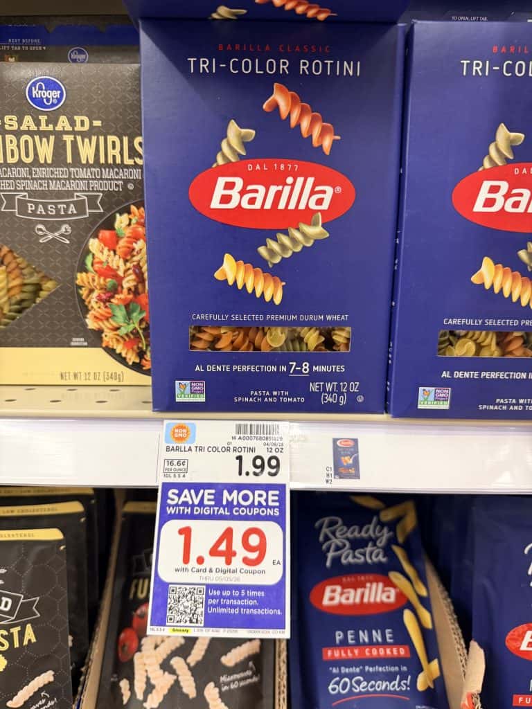 barilla pasta kroger shelf image (1)