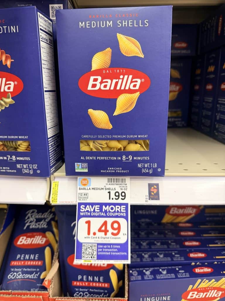 barilla pasta kroger shelf image (1)