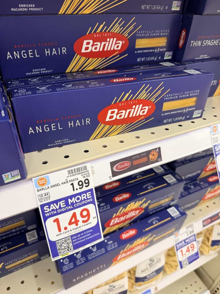 barilla pasta kroger shelf image (1)
