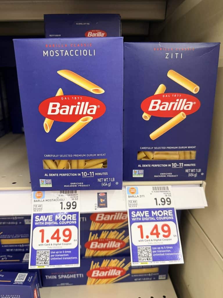 barilla pasta kroger shelf image (1)