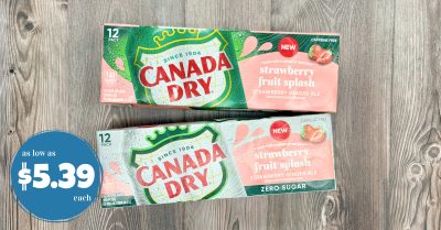 canada dry fruit splash kroger krazy