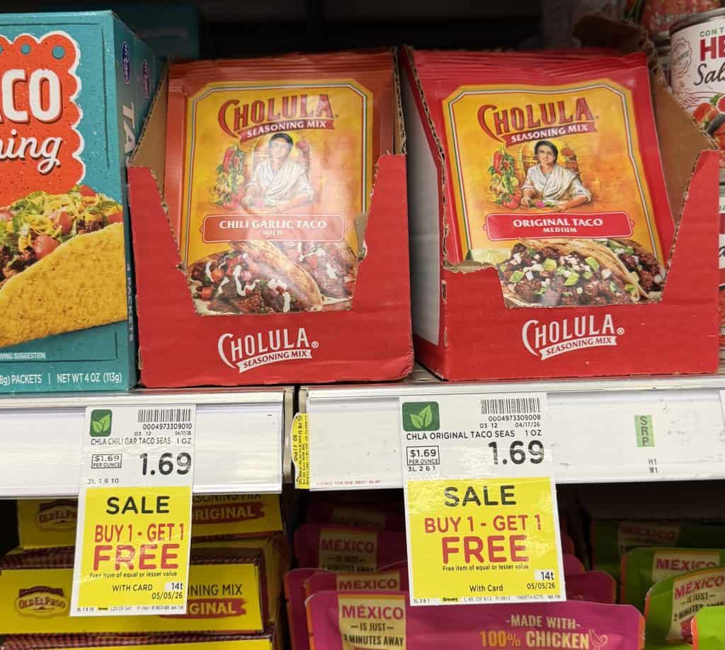 cholula seasonings kroger shelf image