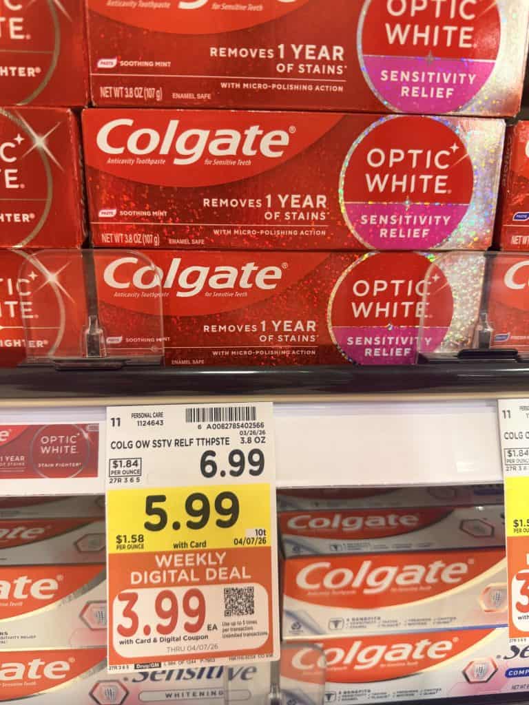 colgate toothpaste kroger shelf image (1)