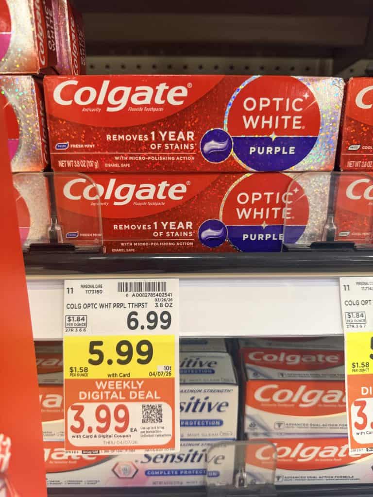colgate toothpaste kroger shelf image (1)