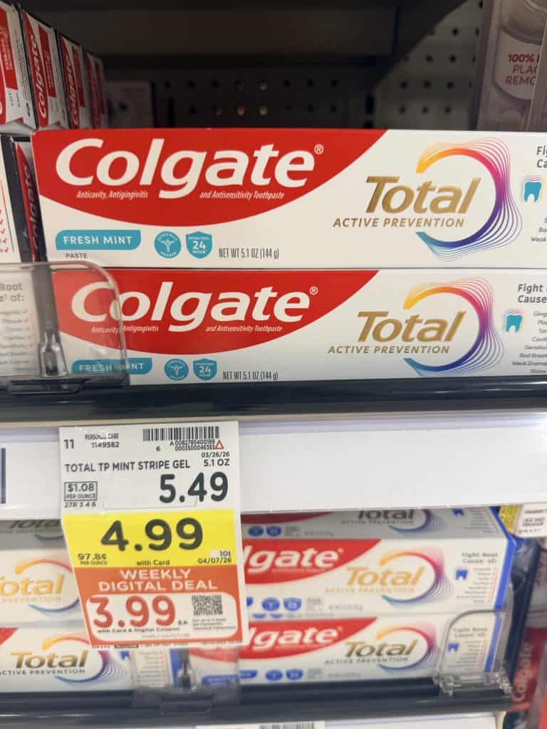 colgate toothpaste kroger shelf image (1)