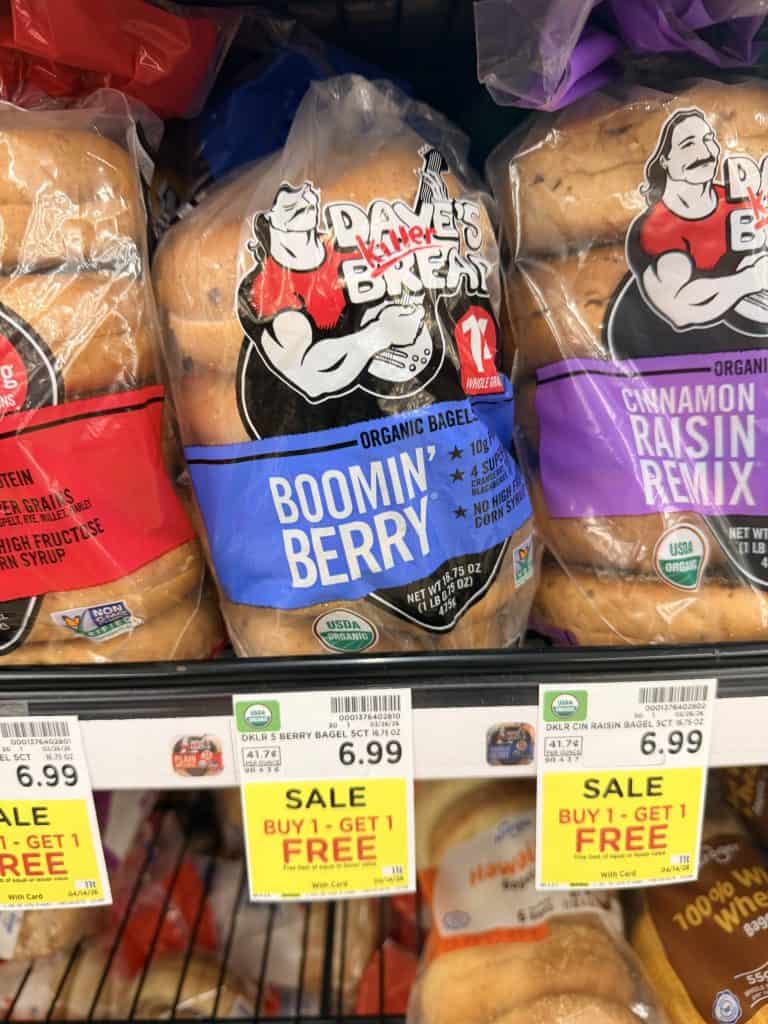 dave's killer bread bagels kroger shelf image (4)