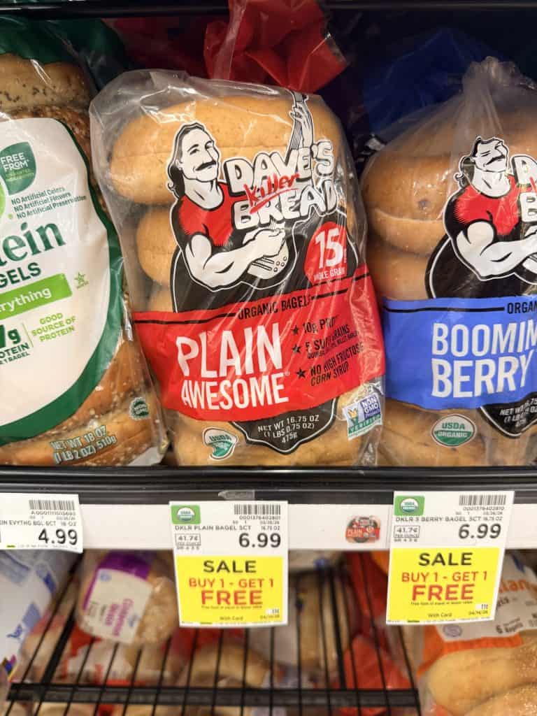 dave's killer bread bagels kroger shelf image (4)