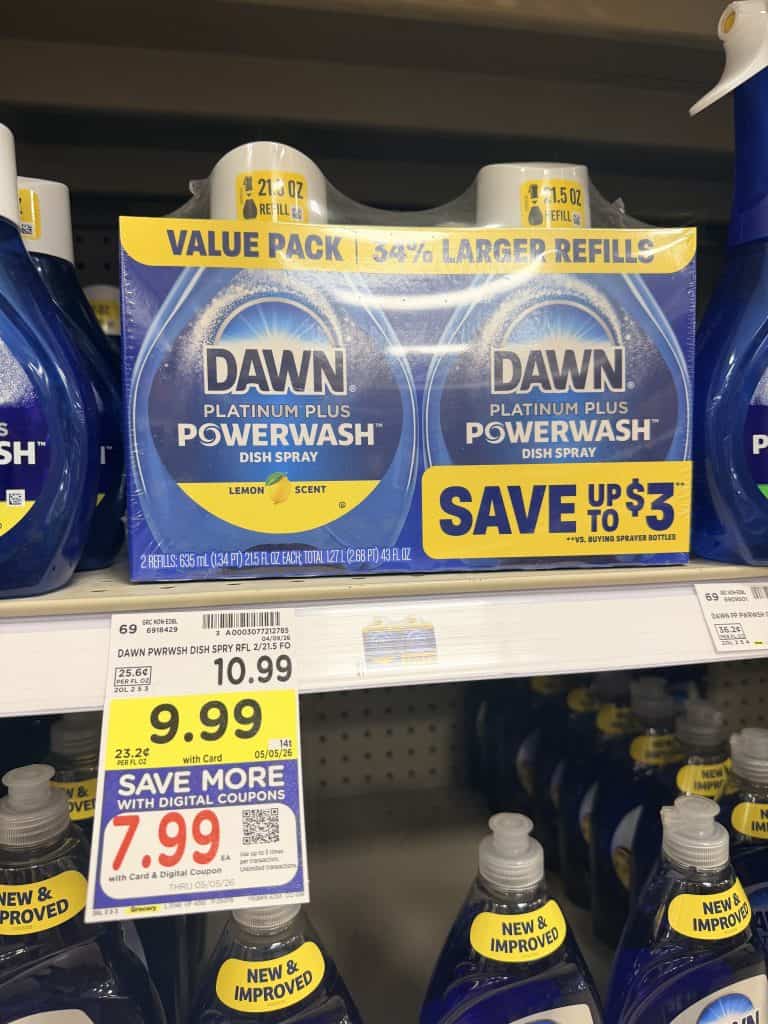 dawn dish soap and powerwash kroger shelf image (1)
