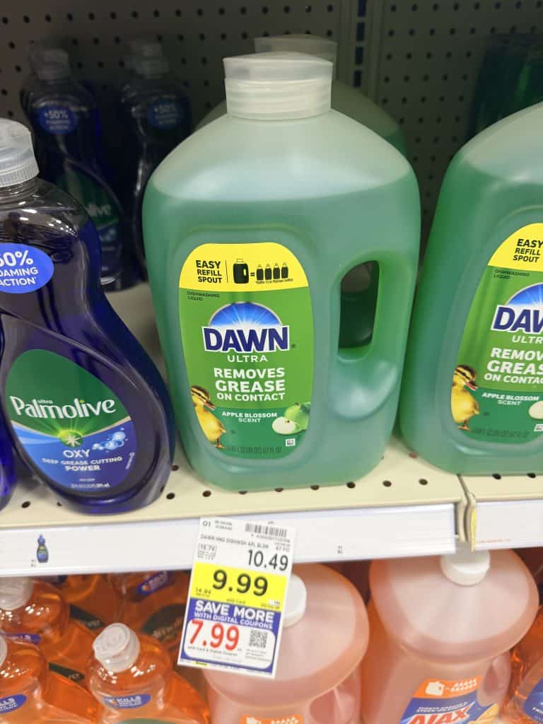 dawn dish soap and powerwash kroger shelf image (1)