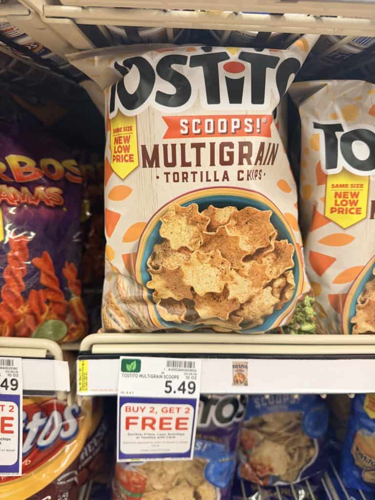doritos, tostitos and smartfood kroger shelf image (1)