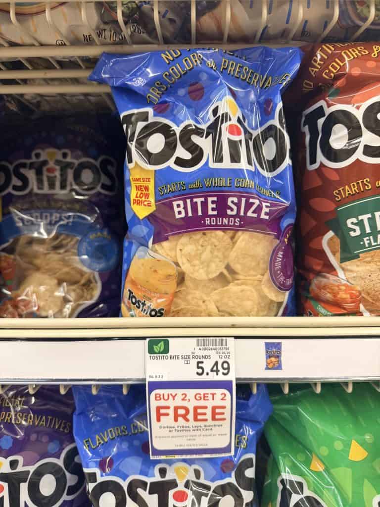 doritos, tostitos and smartfood kroger shelf image (1)