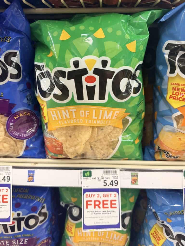 doritos, tostitos and smartfood kroger shelf image (1)