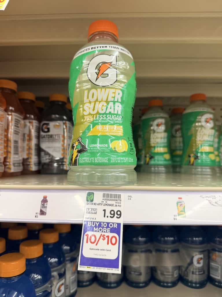 gatorade lower sugar kroger shelf image (1)