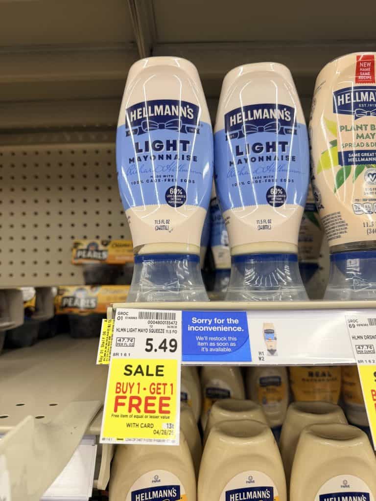 hellmann's mayo kroger shelf image (1)