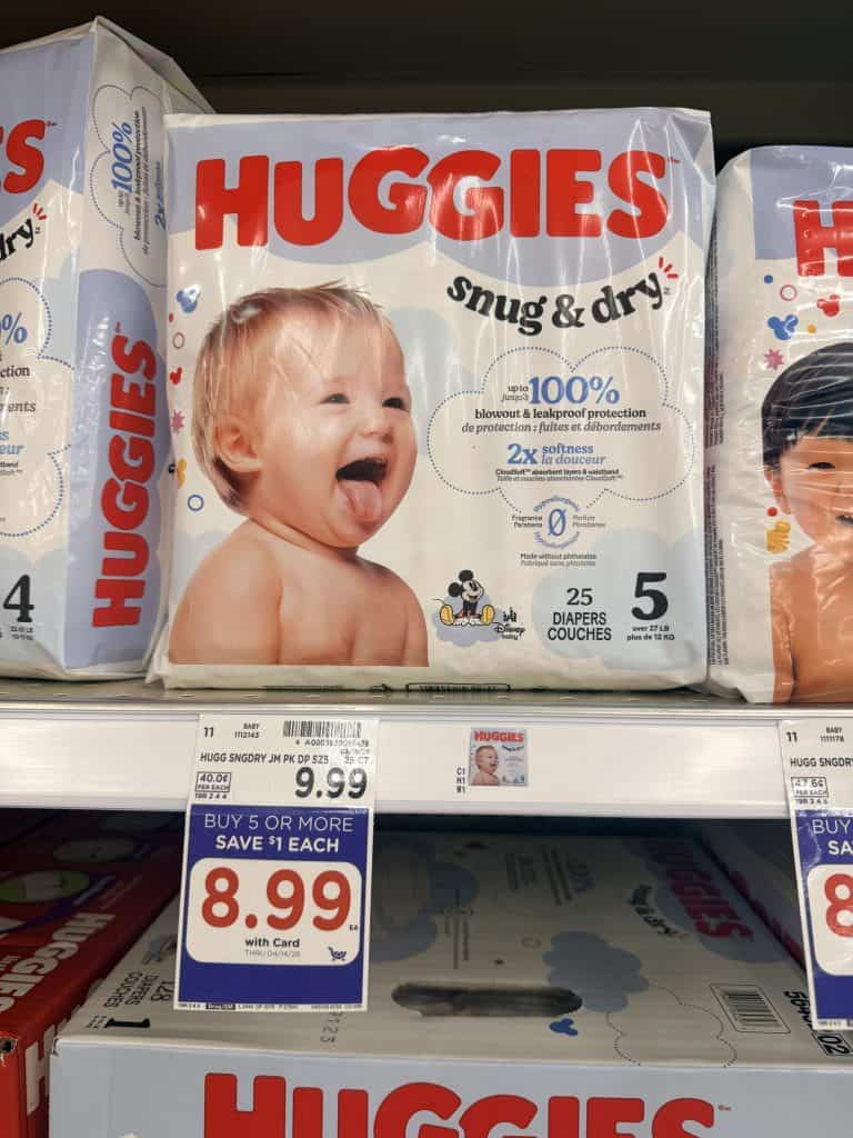 huggies bagged diapers kroger shelf image (1)
