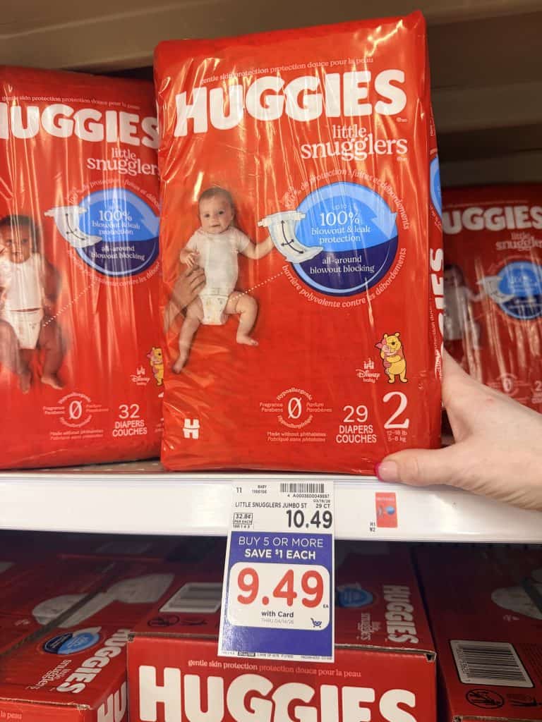 huggies bagged diapers kroger shelf image (1)