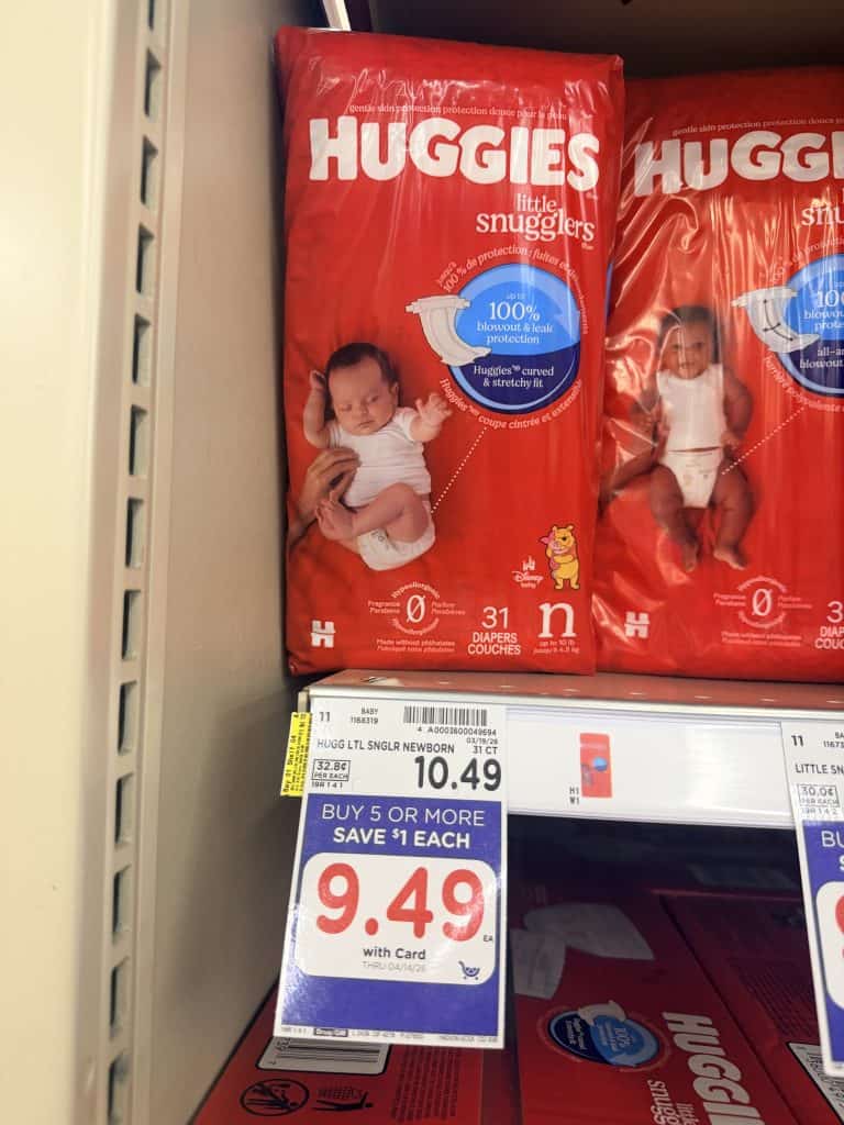 huggies bagged diapers kroger shelf image (1)
