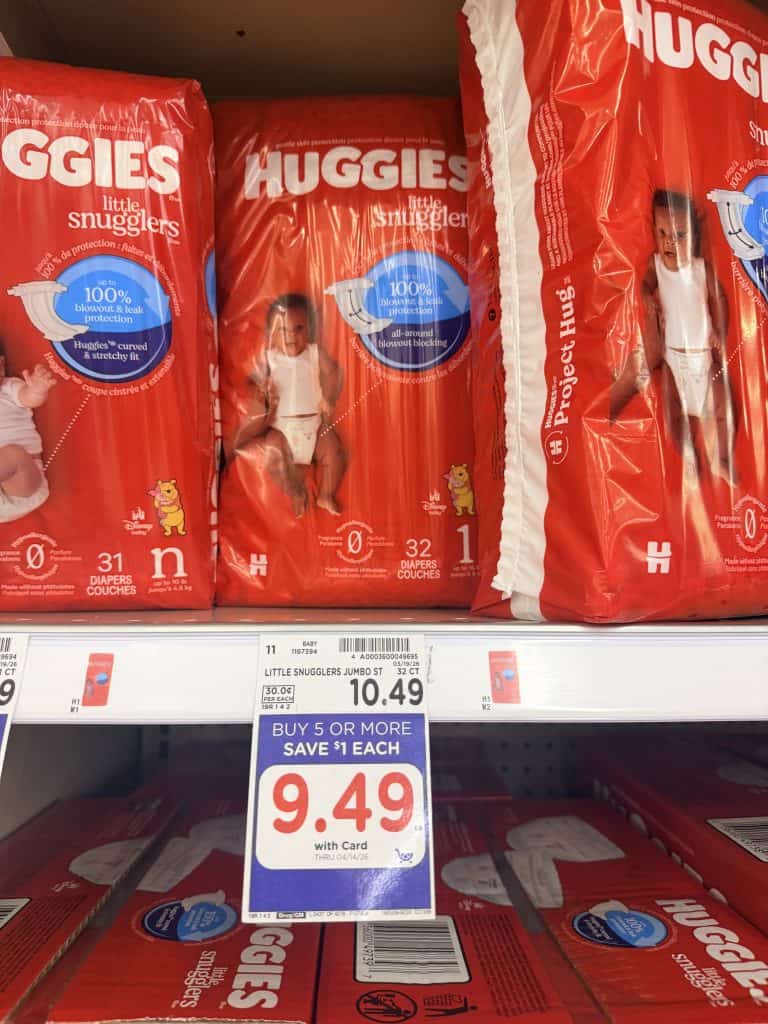 huggies bagged diapers kroger shelf image (1)