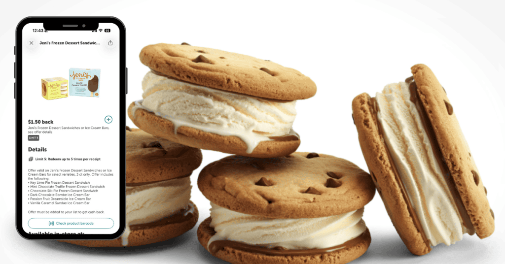 jeni's ice cream kroger ibotta rebate