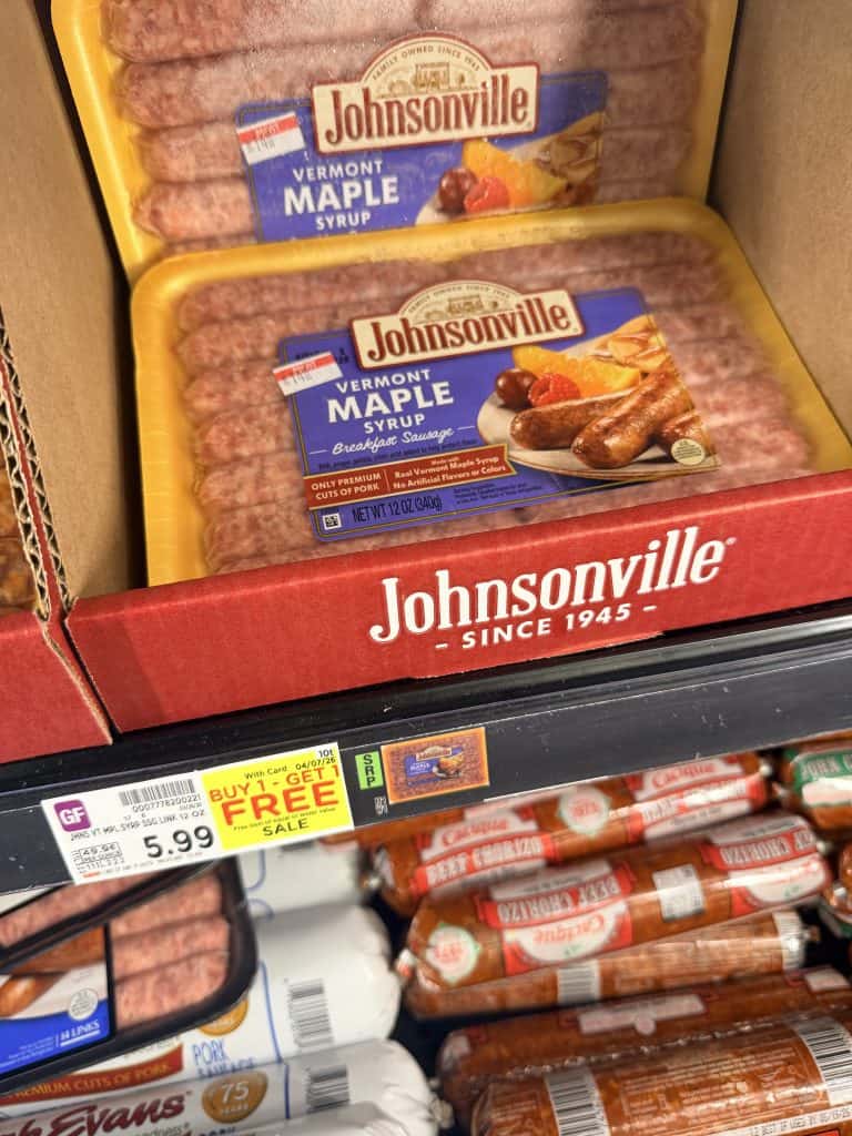 johnsonville sausage kroger shelf image (1)