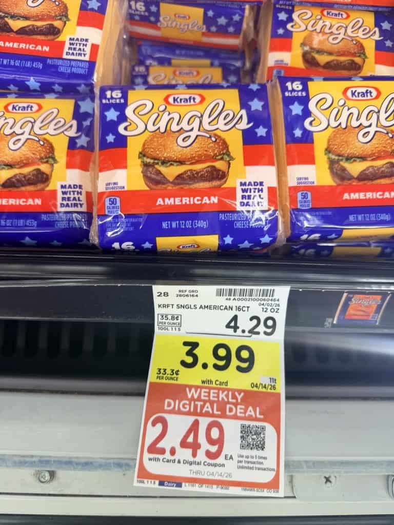 kraft cheese singles kroger shelf image (1)