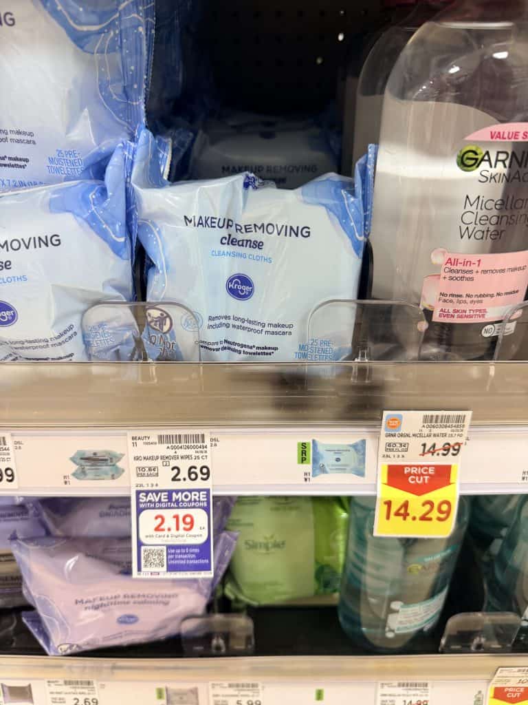 kroger facial wipes kroger shelf image (1)