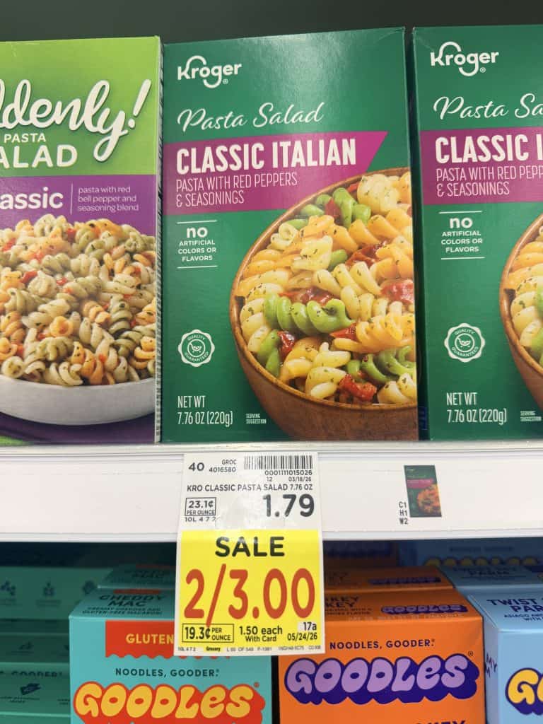 kroger pasta salad shelf image (2)