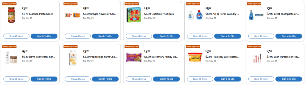 kroger weekly digital coupons