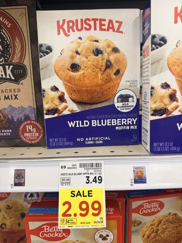 krusteaz muffin mix kroger shelf image (1)