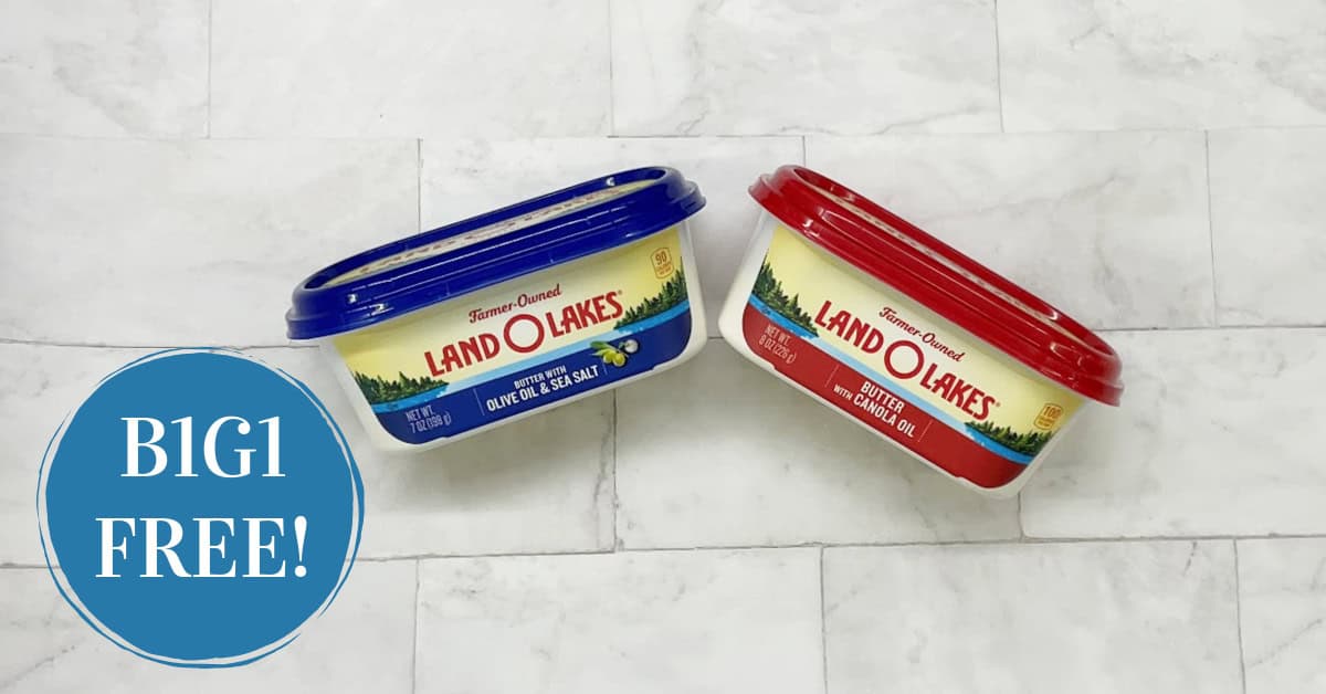 Land O Lakes Butter Spread is B1G1 FREE!