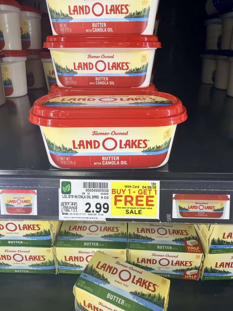 land o lakes butter spread kroger shelf image (1)