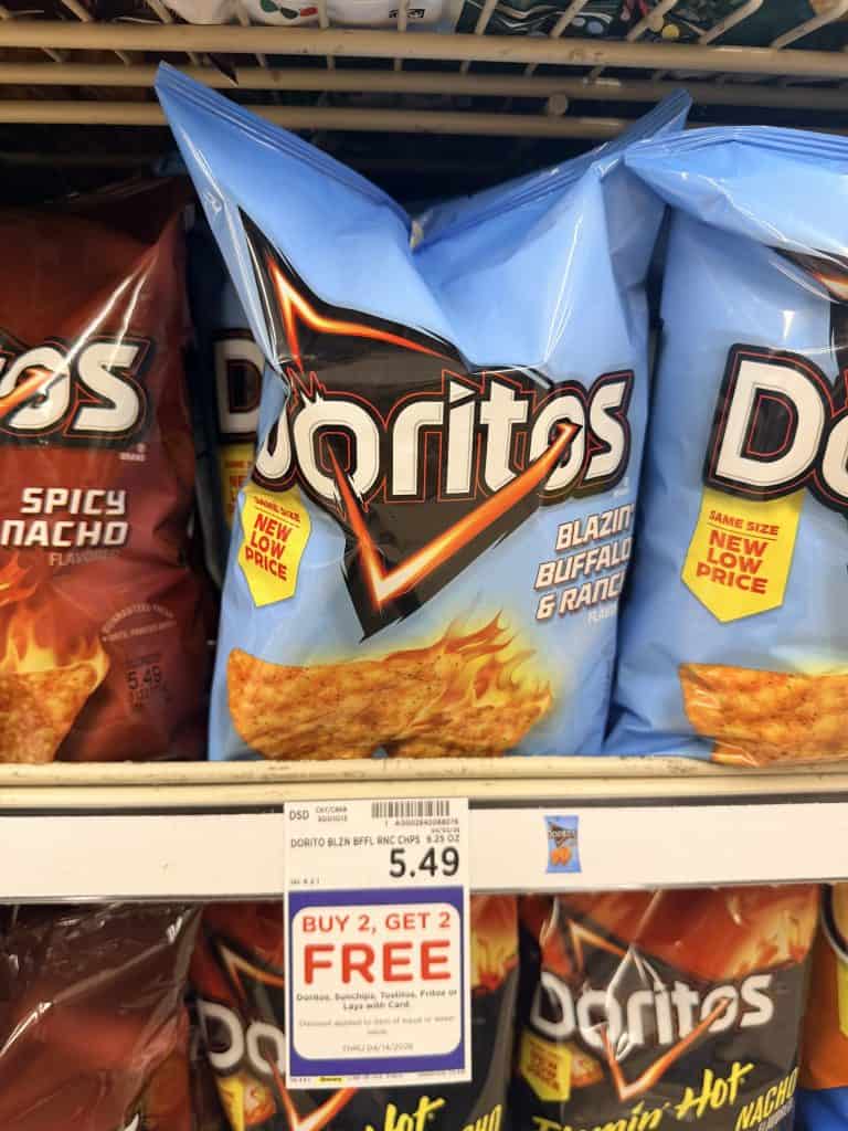 lays, sunchips and doritos kroger shelf image (21)