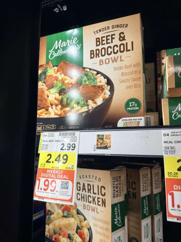 marie callenders meals kroger shelf image (2)