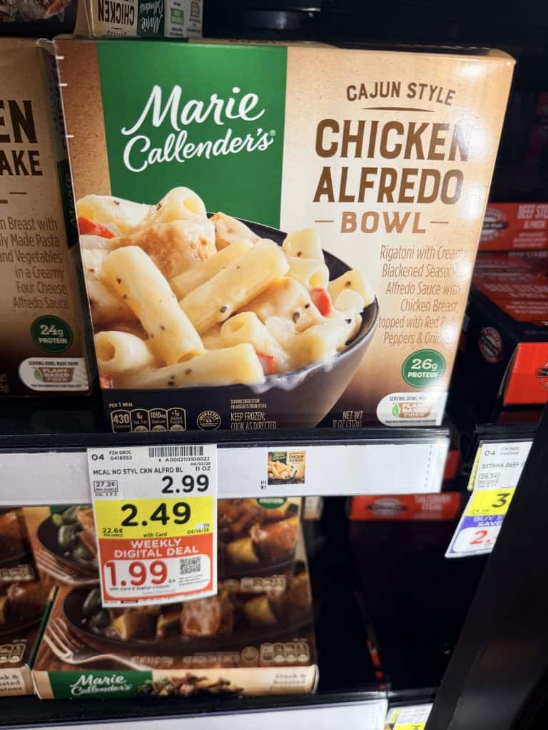 marie callenders meals kroger shelf image (2)