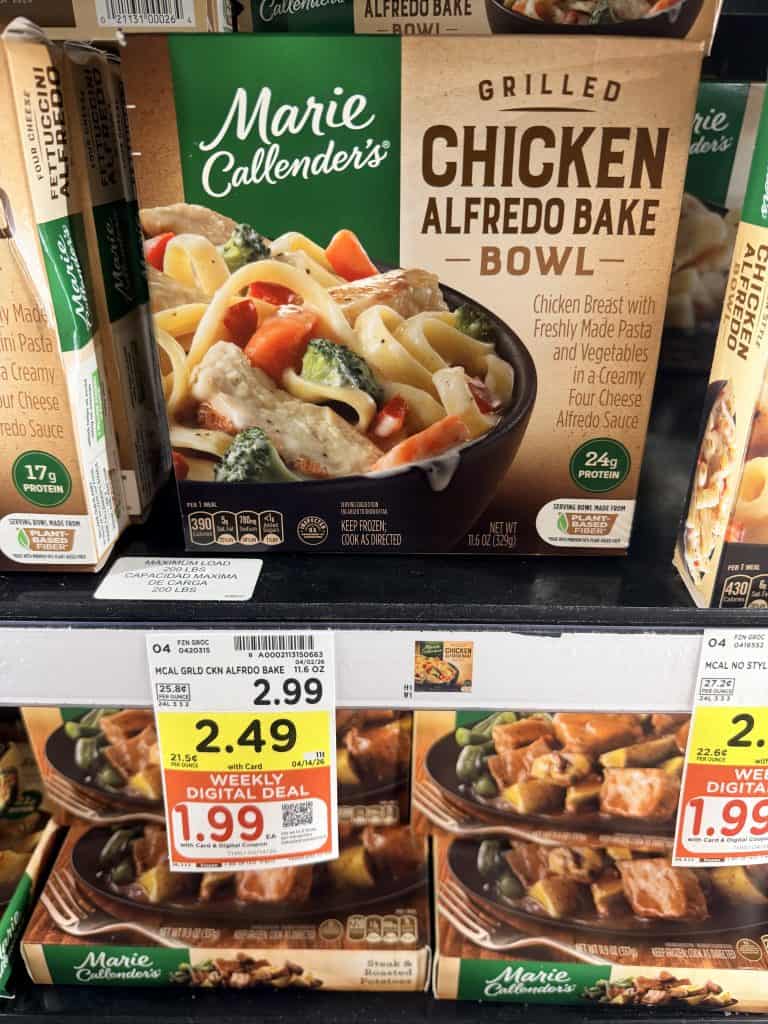 marie callenders meals kroger shelf image (2)