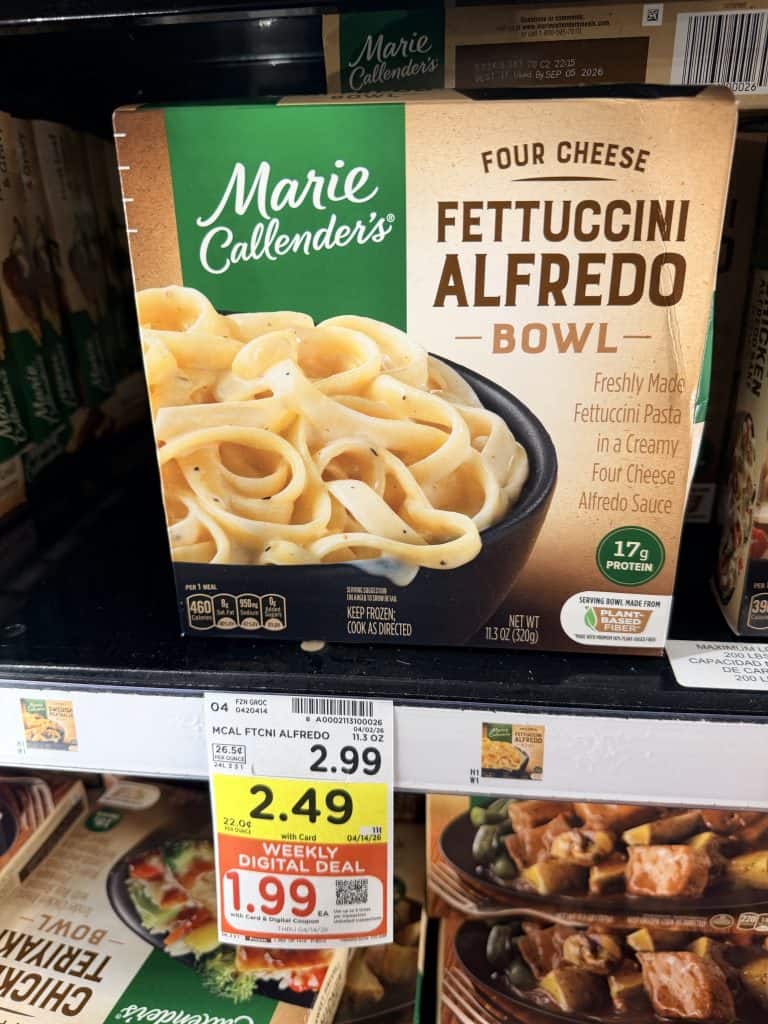 marie callenders meals kroger shelf image (2)