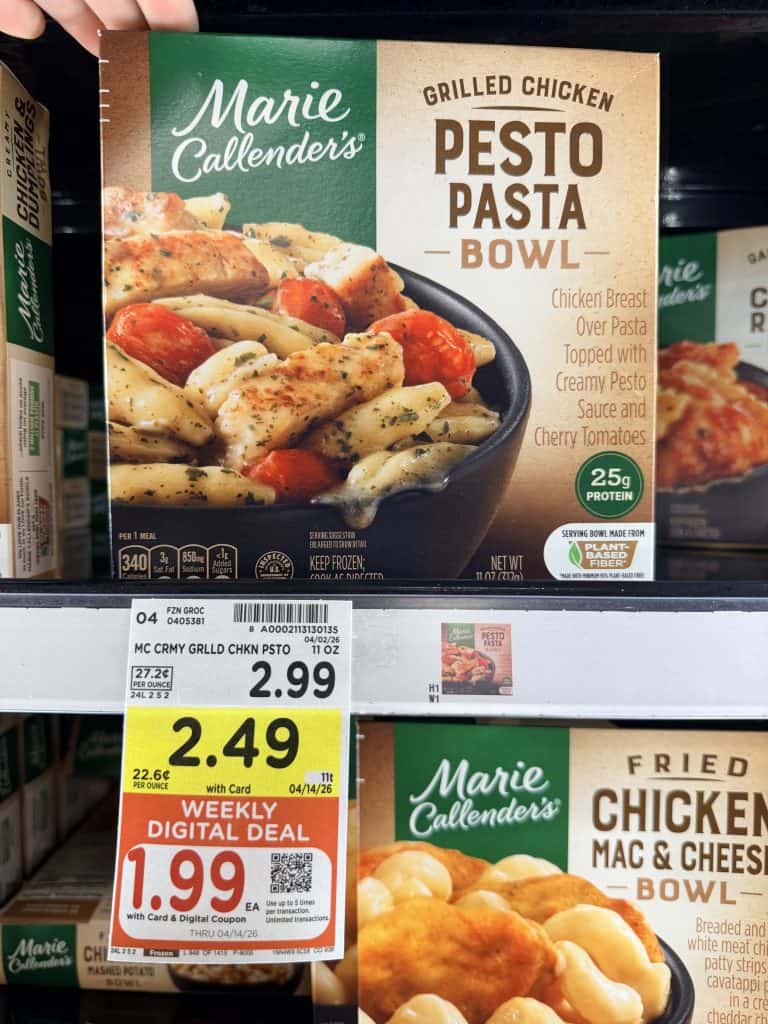 marie callenders meals kroger shelf image (2)