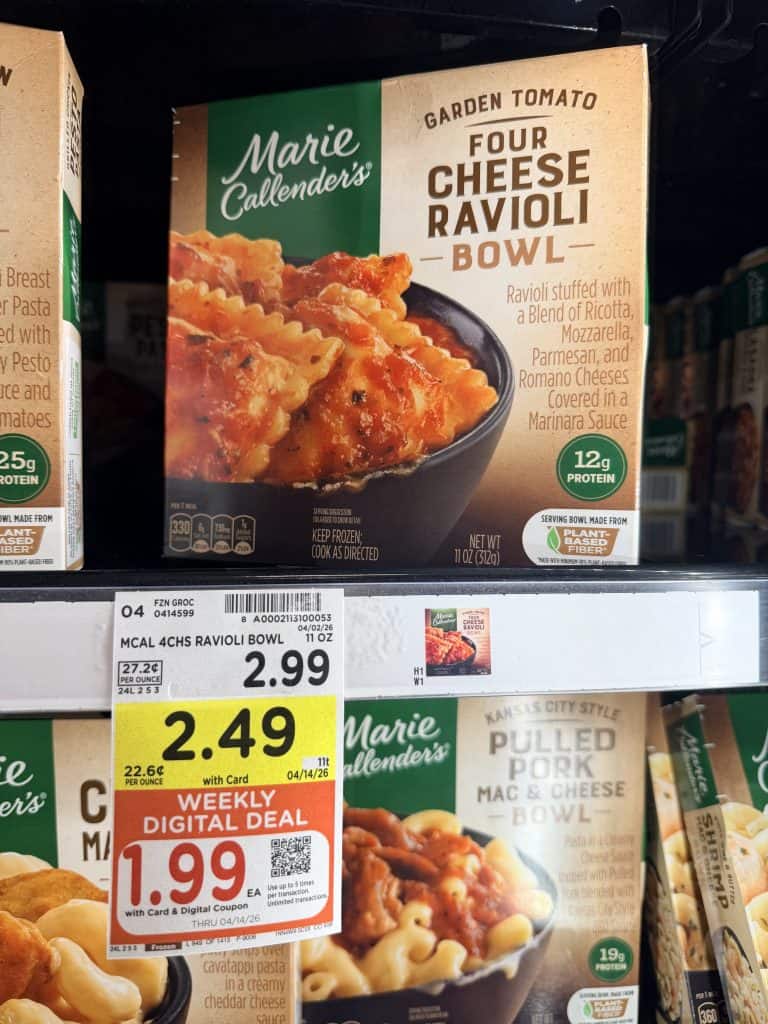 marie callenders meals kroger shelf image (2)