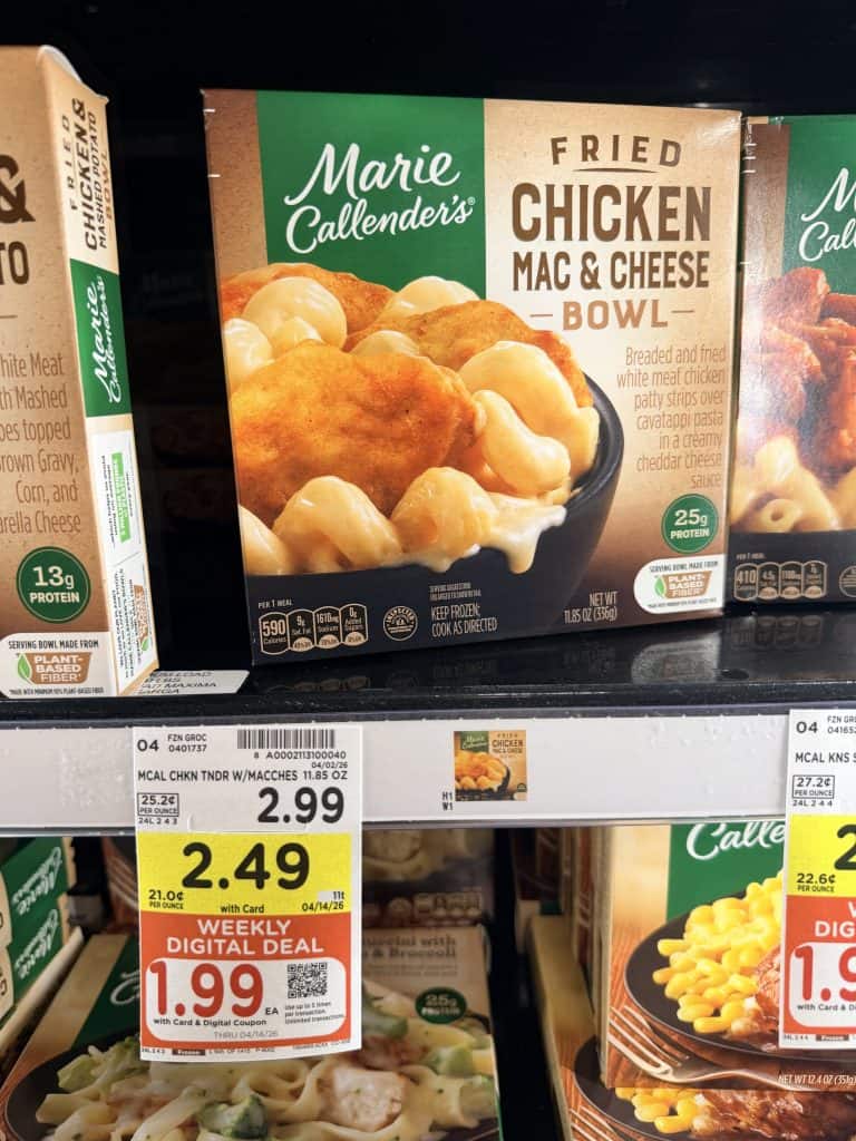 marie callenders meals kroger shelf image (2)